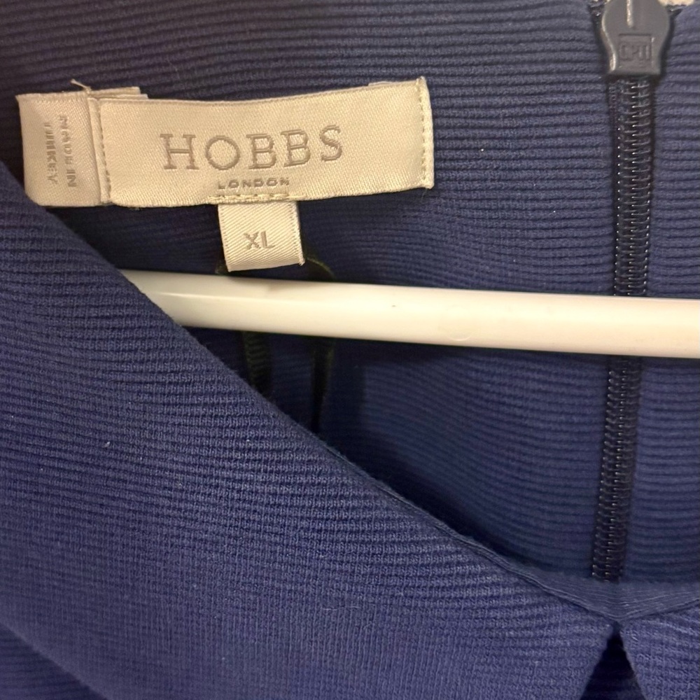 Hobbs London Blue Women's Structured Top - Picture 4 of 6
